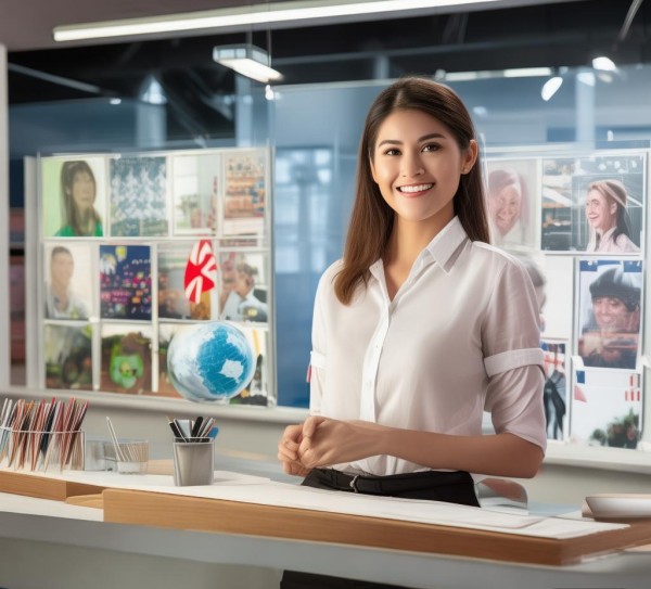 商贸服务员，助力商务顺畅，助力企业成功。