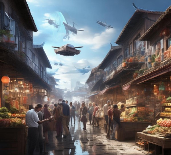 传统商贸市场从传统到数字化的转型案例，从案例到未来展望