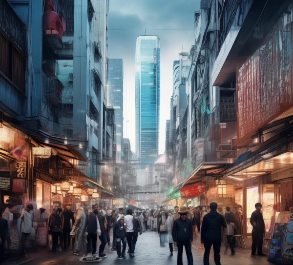 商贸之城，机遇与挑战，现代化与创新