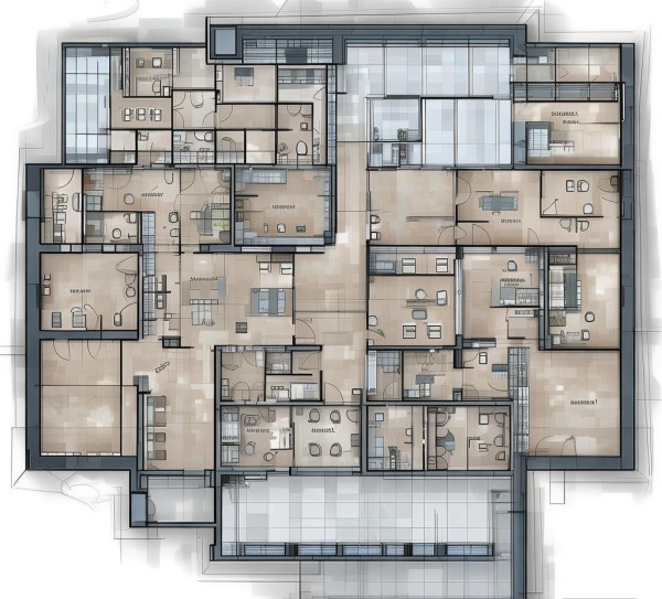商业大楼平面设计案例，创意与实用的未来解决方案