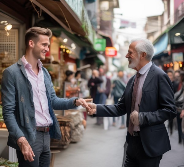 商贸服务业，企业之间的商业互动