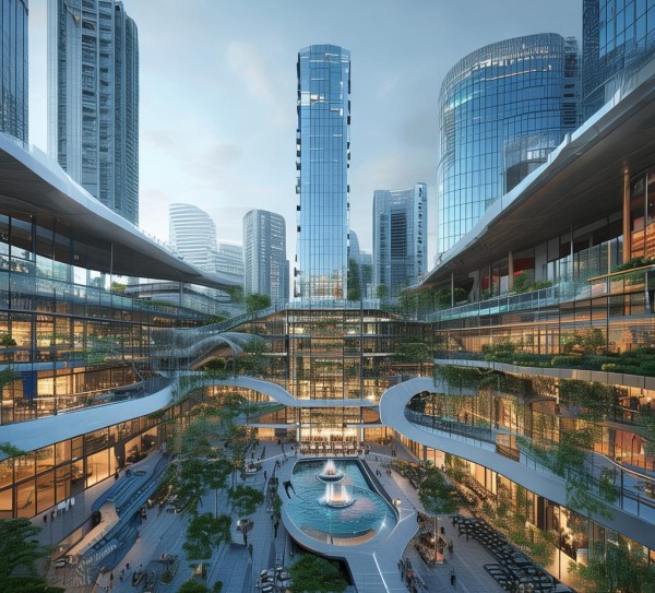 镇商贸中心项目简介，规划与布局