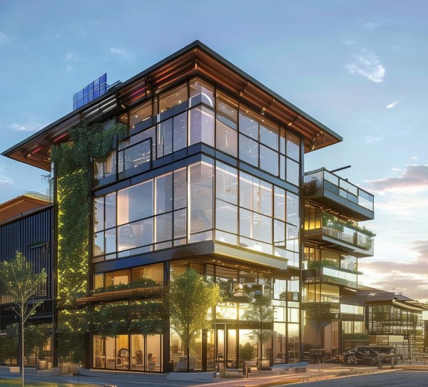 西部商贸中心采光房项目，技术创新与可持续发展典范