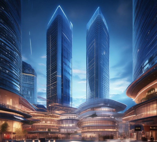 现代与未来设计的现代 商贸中心 现代与未来设计的现代 商贸中心