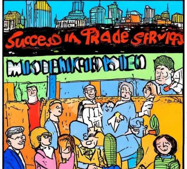 手绘海报，商贸服务成功的关键视觉要素