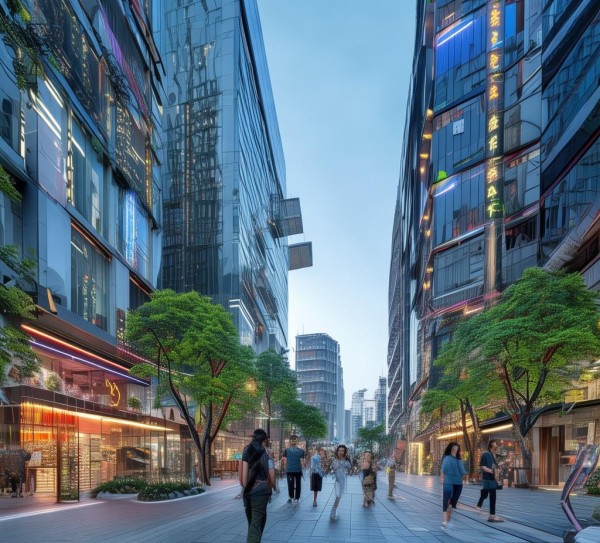 昌邑市商贸区文明提升与经济活力提升，助力未来发展