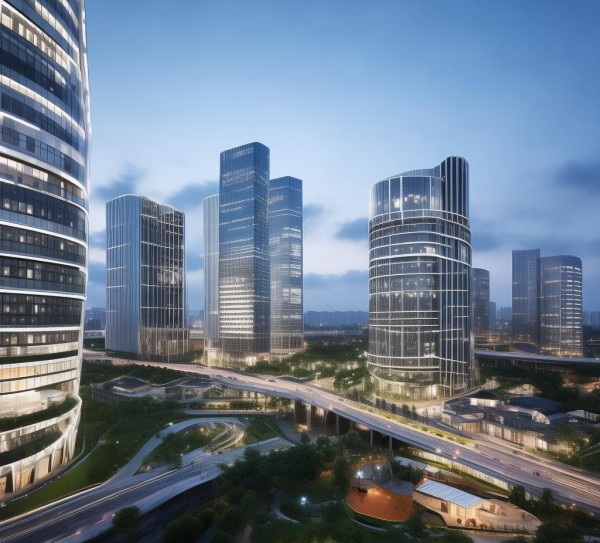 江苏徐州新商贸城，现代化商业中心 planned for future