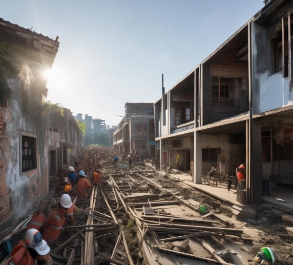 温州商贸城房屋改造项目, transforming an old hub into a thriving community。 温州商贸城房屋改造项目, transforming an old hub into a thriving community。