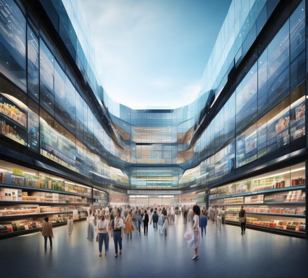 福安智能商贸城项目招标公告，智能电商 数字化贸易 超市 超市 电商 网购 电子商务