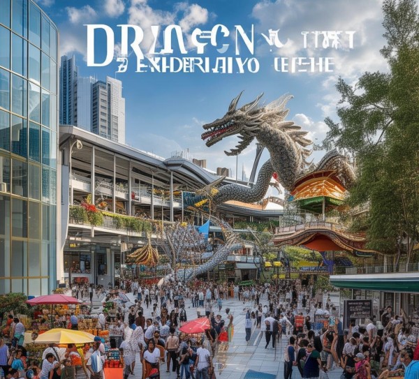 龙州国际商贸城，连接东盟与经济的商业中心