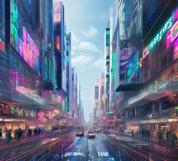 商贸城区,一场视觉之旅,未来感设计 商贸城区,一场视觉之旅,未来感设计