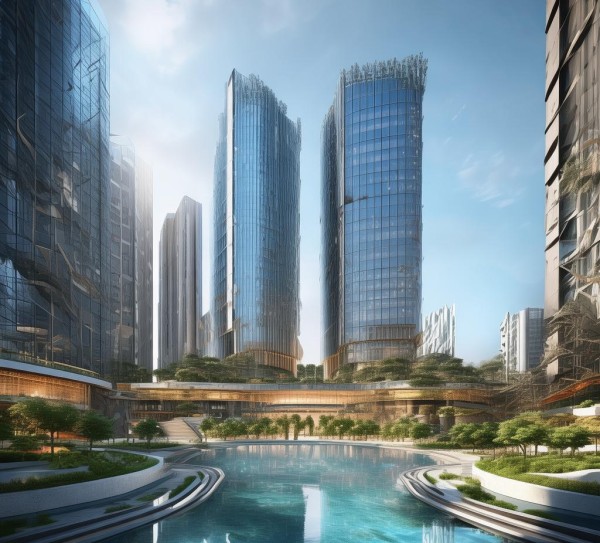 金石滩国际商贸城，现代化商业中心典范