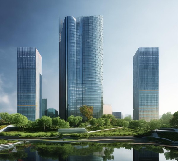 金山国际商贸城商业地标与生态融合商业区 金山国际商贸城商业地标与生态融合商业区