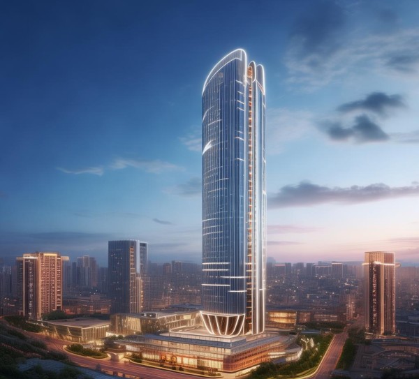 陕西国际商贸六号楼，智慧经济新地标