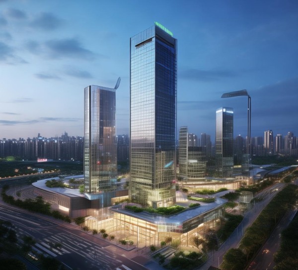 六安城北国际商贸城，城市中心的商业新地标