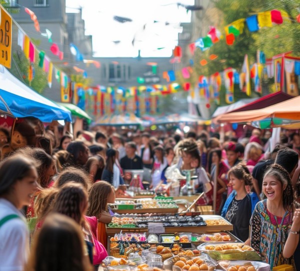 学校商贸集市，多元互动校园文化盛宴