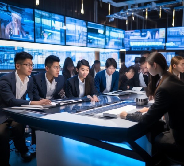 南宁商贸学校新闻编辑，eqing the future of business studies