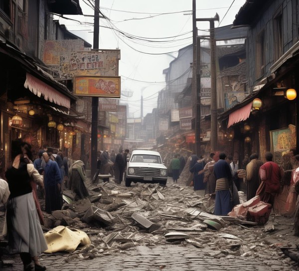 商贸街车祸，传统商业街的意外事故