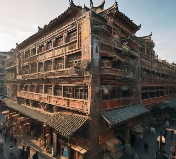 临漳商贸楼，见证发展的商业中心