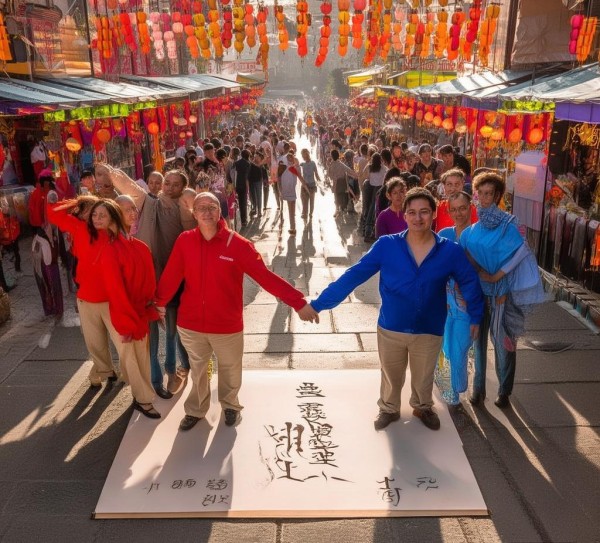 彩华商贸携手共进，合作共赢