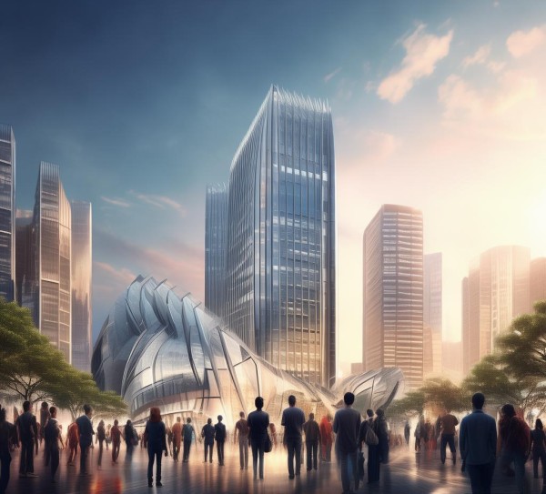 新干商贸中心，新起点，共创未来