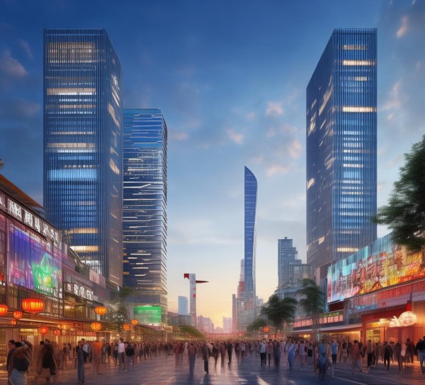 浙江新闻商贸城，商业智慧与文化交融的智慧之城