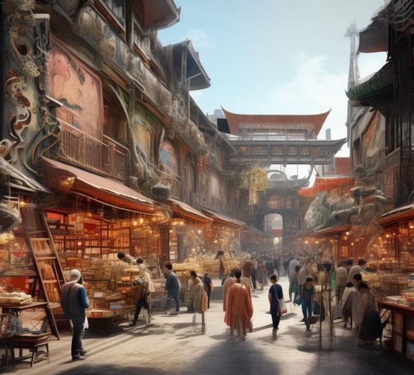 博爱商贸城，商业与艺术的融合，艺术与商业的共同追求