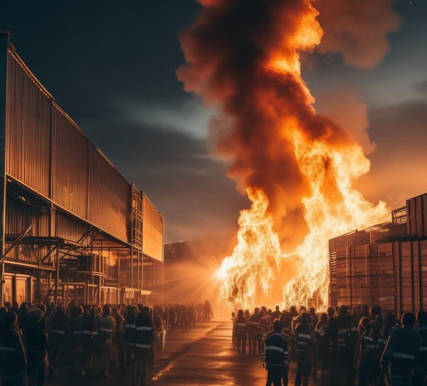 商贸物流火灾事件案例，警示生命安全