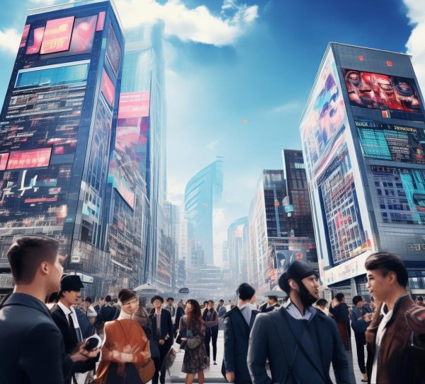 数字时代机遇与挑战，罗山商贸城