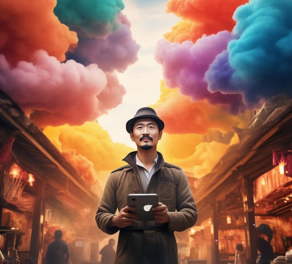 传统商贸转型必胜之道，七彩云、苹果手机与王一博的启示