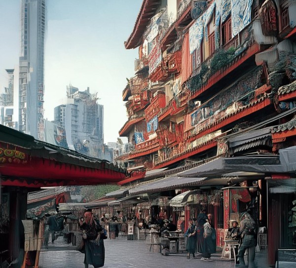 传统商贸城，城市经济的生机所在