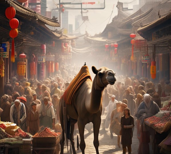 京粤商贸驼，东西文明对话的见证