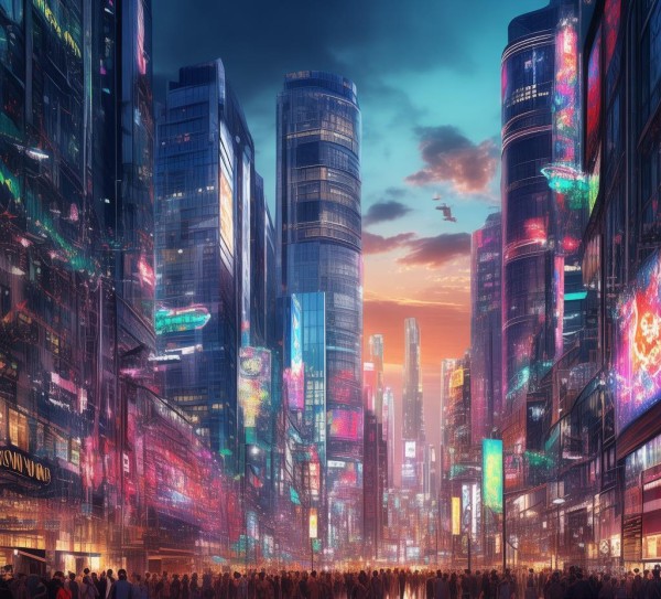 现代都市的璀璨