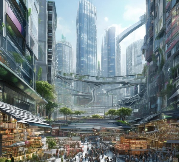 构建商贸流通服务体系，服务人民需求，构建高效、安全、便捷的商业生态。