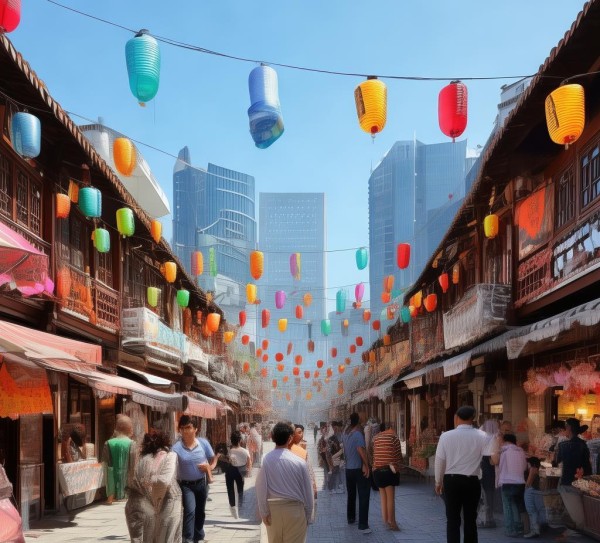 于田县天悦商贸服务区，魅力与发展的见证