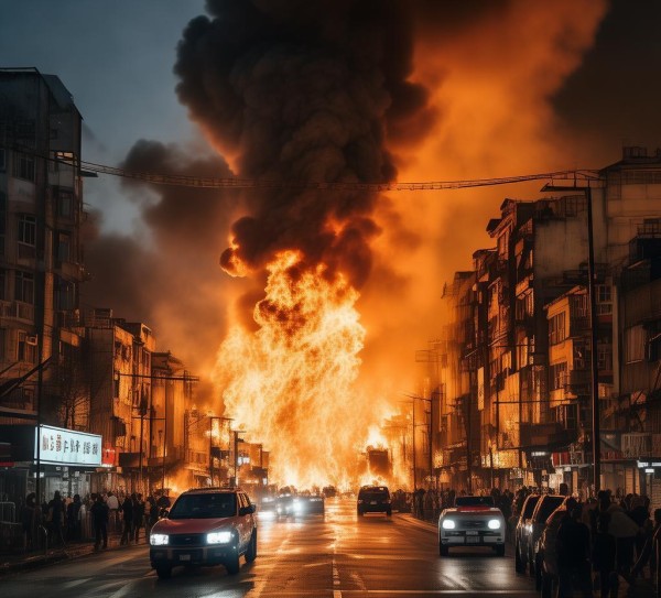 商贸物流城发生火灾，生命财产严重损失