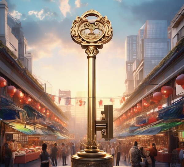 经济区金钥匙浦深市场商贸服务费