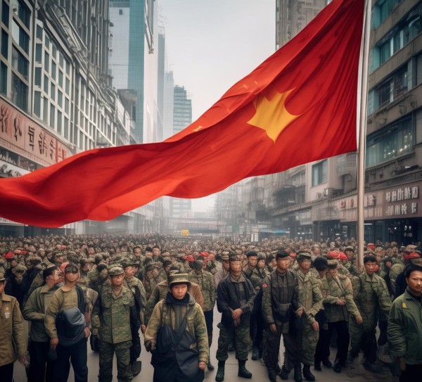 武汉商贸，战旗飘扬，责任担当，军民齐心协力，战出新