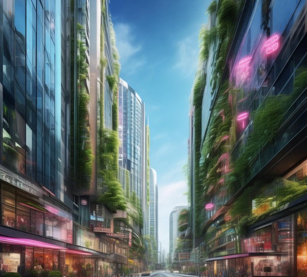 智慧商业区，城市对抗自然的商业 thrive