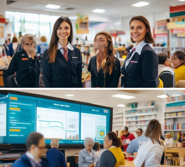 社区服务中心，文明服务与服务提升