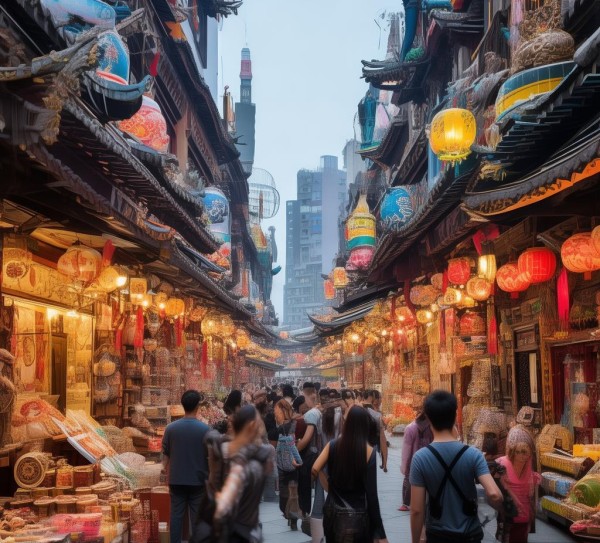 郑开区商贸旅游，文化符号与商业场景的交融与融合