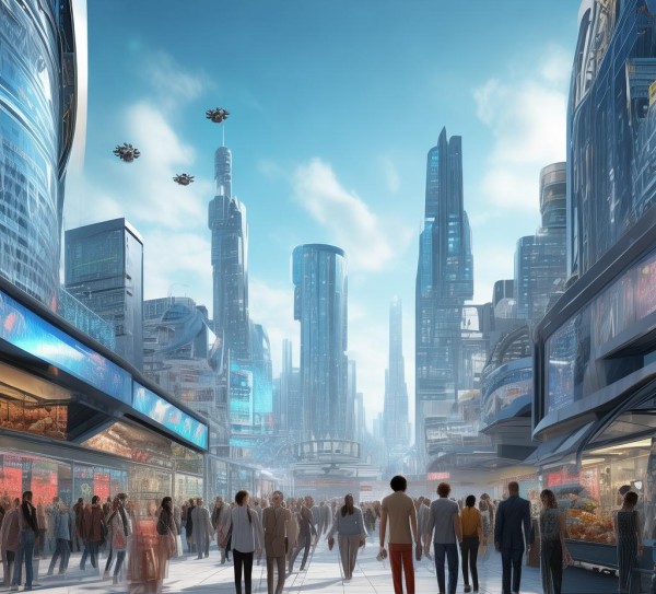 数字时代商业贸易的晴朗晴朗