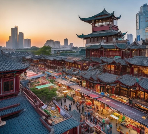 盐城商贸城，商业与文化融合的地标