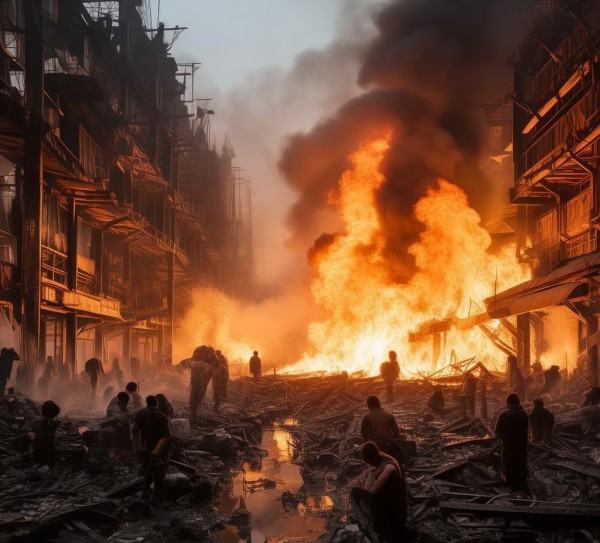 达州商贸城大火，企业悲歌，员工遭了火