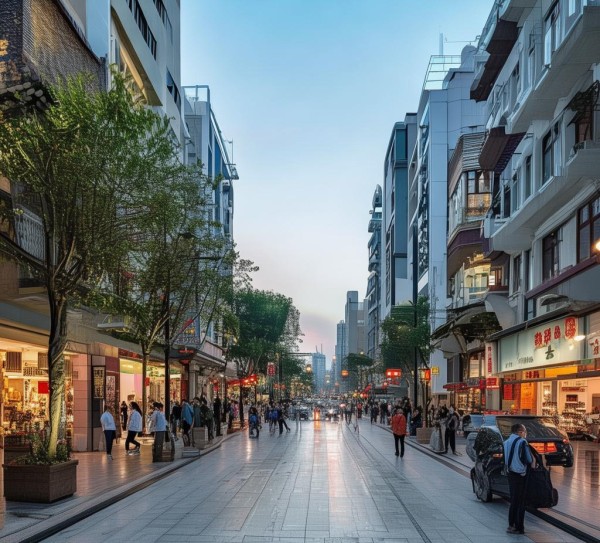 青岛商贸街拓宽项目，优化交通、提升商业环境、推动经济转型的综合实践