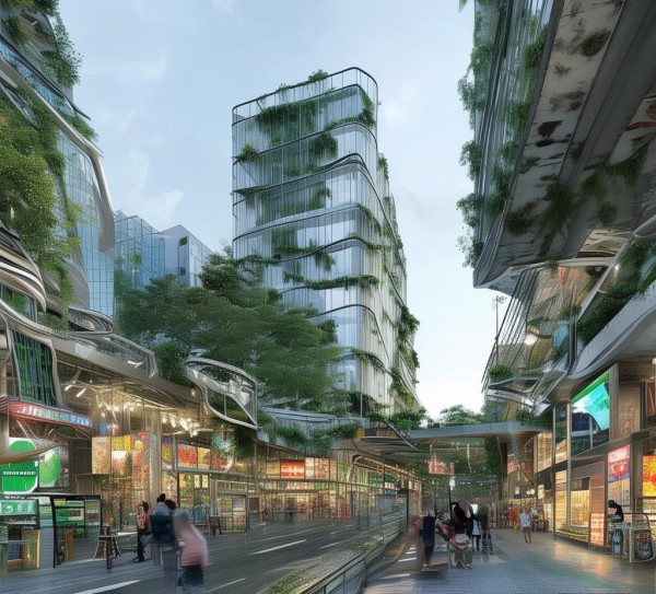 城市设计商贸区创新案例，如何将城市空间与商业结合