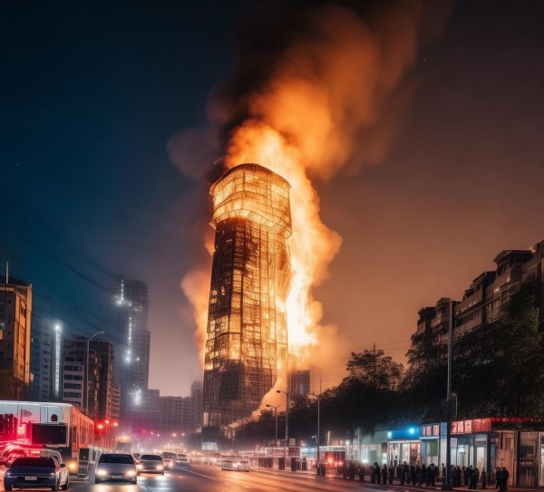 遂平新闻商贸城着火,安全守护危机 遂平新闻商贸城着火,安全守护危机