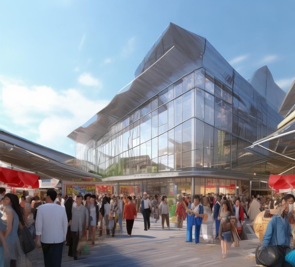 敖城镇商贸中心项目，促进商贸流通，推动经济发展