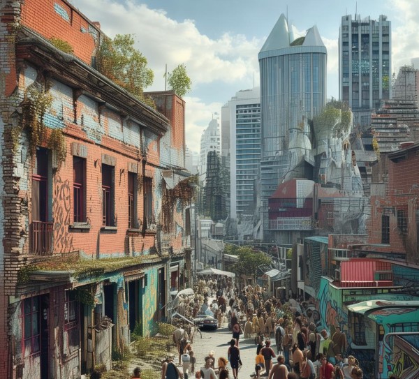 Decay and Renew: Modern Transformation of the Old商贸City