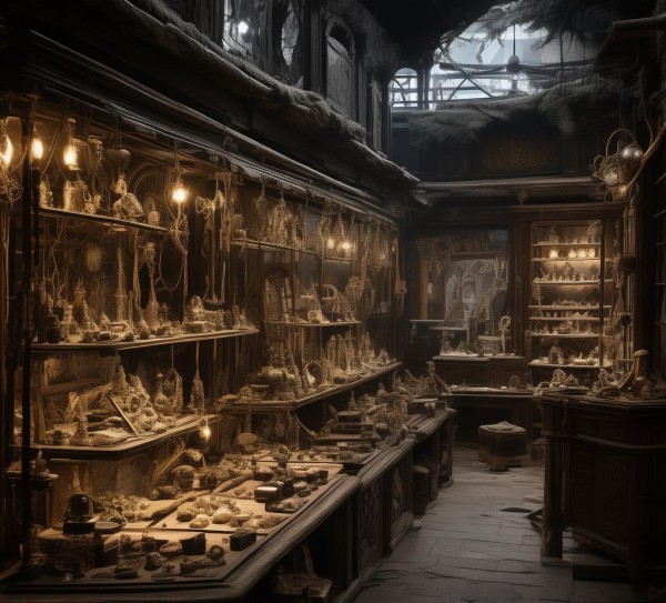 南召新闻商贸城被遗忘的珠宝店，静谧的空间，收藏的艺术品